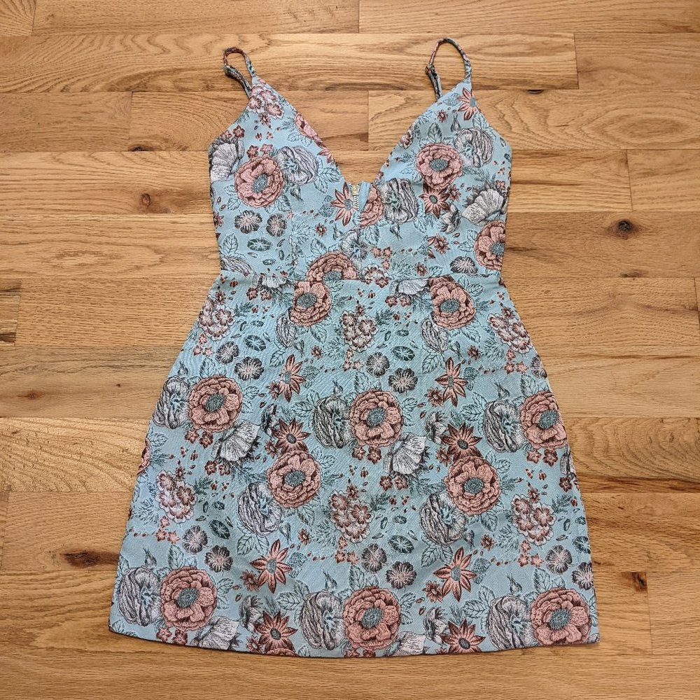 Hello Molly brocade mini dress